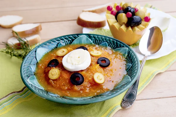 Delicioso puré de sopa de verduras —  Fotos de Stock