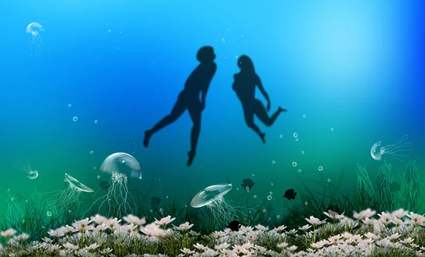 Underwater life — Stock Photo, Image