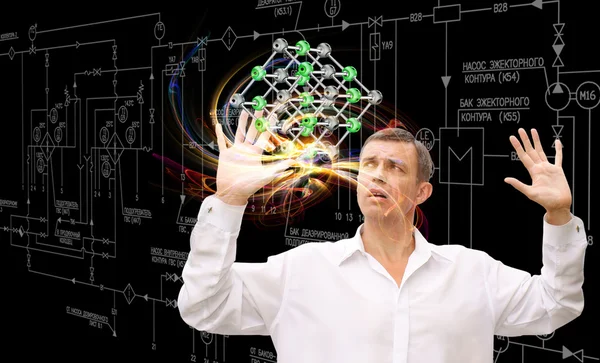 科学的な革新的な研究 — ストック写真