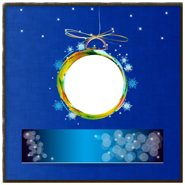 Año nuevo abstracto colorido ball.Holidays tarjeta —  Fotos de Stock