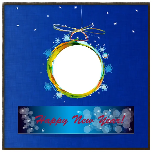 Abstrakte bunte Silvester ball.vector — Stockvektor