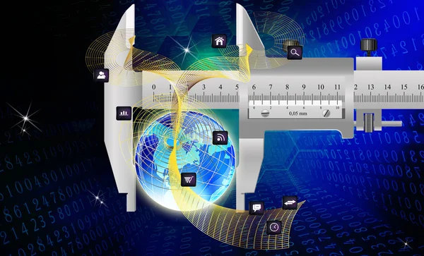 Redes sociales.El concepto de Internet —  Fotos de Stock