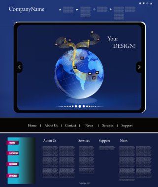 Web sitesi, company.template