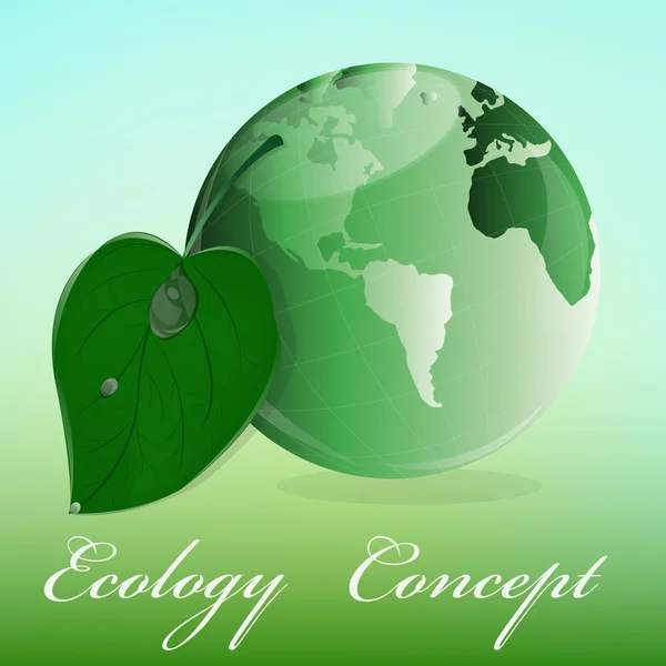 Ekologický koncept — Stockový vektor