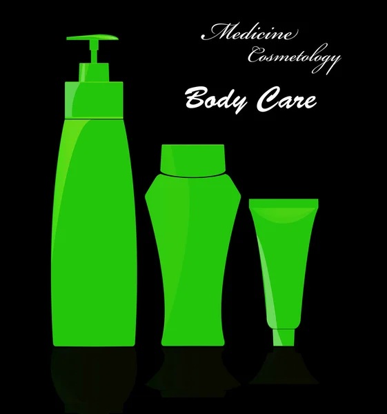 Medicina cosmetology.Body care.Vector — Archivo Imágenes Vectoriales