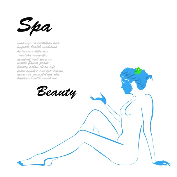 Péče o tělo a vlasy. Spa koncept. ženské kosmetologie — Stock fotografie