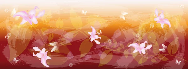 Абстрактный цветочный колорит фона — стоковое фото