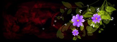 soyut renkli çiçek arkaplanı