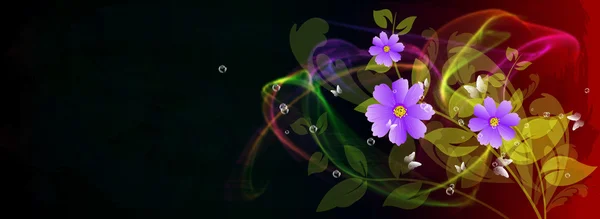 Abstract colorful floral background. Spa