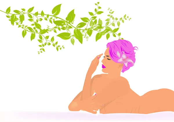 Cuidado com o corpo. Conceito de spa. Cosmetologia feminina — Fotografia de Stock