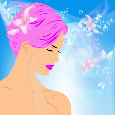 Hijyen kadın body.spa concept.skincare ve kadın Medikal kozmetik