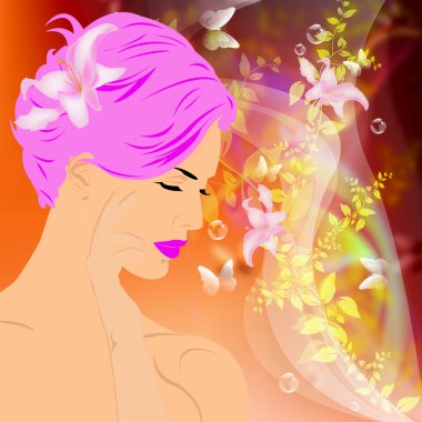 Hijyen kadın body.spa concept.skincare ve kadın Medikal kozmetik