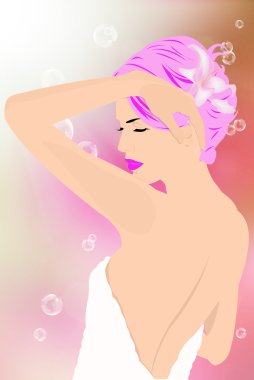 Hijyen kadın vücudu. Spa Konsept. Cilt Bakımı