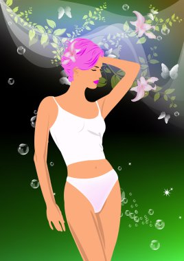 Hijyen kadın body.spa concept.skincare ve kadın Medikal kozmetik