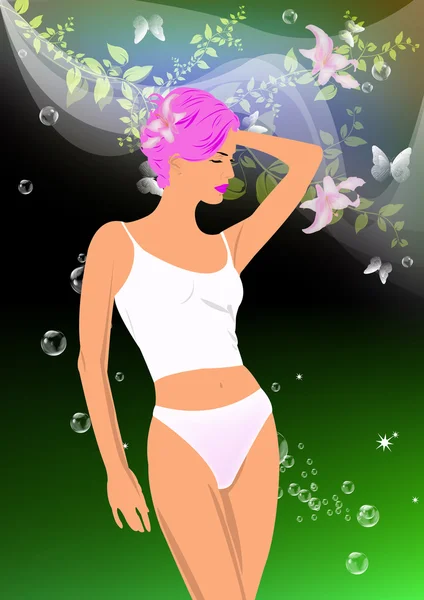 Hygiene female body.spa concept.Skincare und weibliche medizinische Kosmetologie — Stockfoto