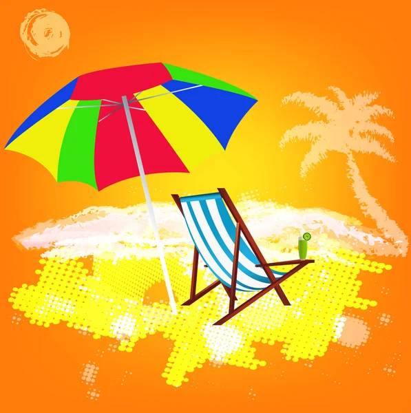 Exotic rest on tropical resort.Abstract orange background — Stock Photo, Image