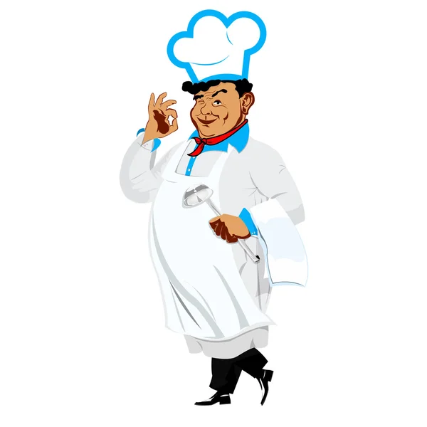 Funny Chef on a white background — Stock Photo, Image