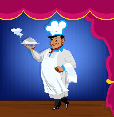 komik Şef ve gourmet.vector için en iyi gıda