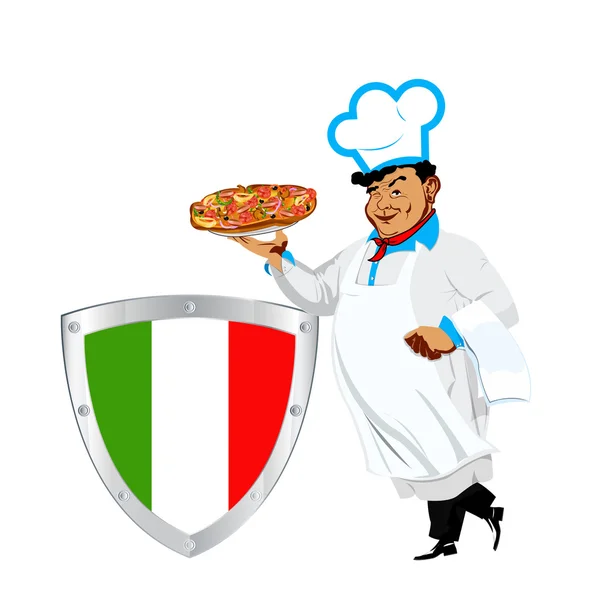 Traditionele Italiaanse beste gerechten van chef-kok — Stockfoto
