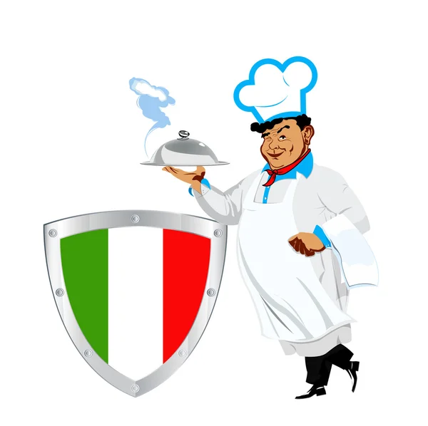 Geleneksel İtalyan en iyi yiyecek Şef — Stok fotoğraf