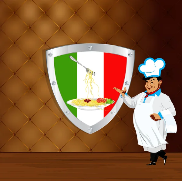 Traditionell italiensk bästa mat från köksmästare — Stockfoto
