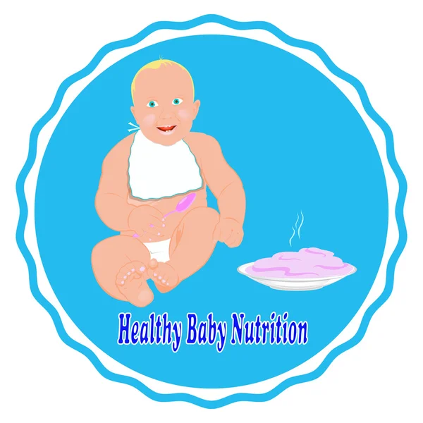 Healthy nutrition food for baby — Stock Photo, Image