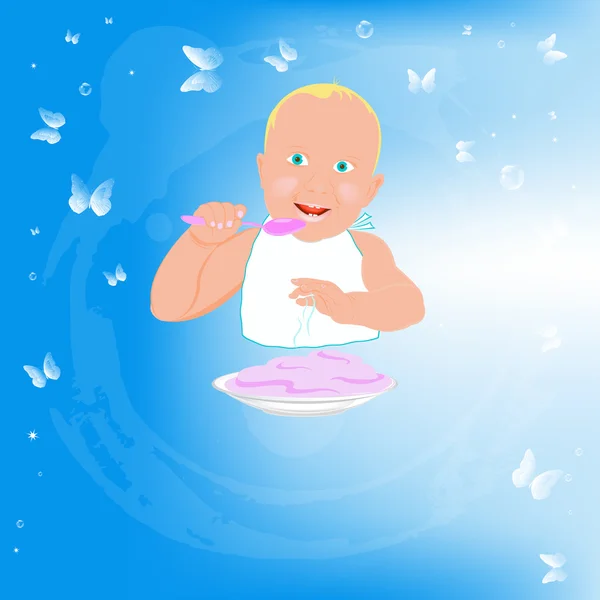 Υγιεινή διατροφή τρόφιμα για μωρό — Φωτογραφία Αρχείου