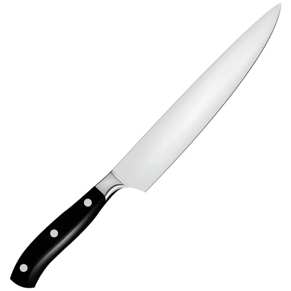 Coltello su sfondo bianco — Foto Stock