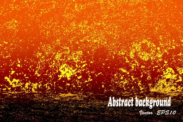 Erupção do vulcano.Abstract fundo escuro. — Vetor de Stock