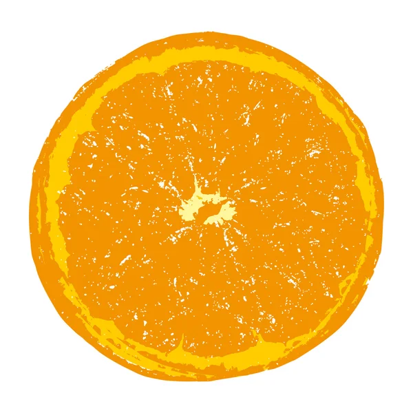 Naranja abstracto sobre fondo blanco — Foto de Stock