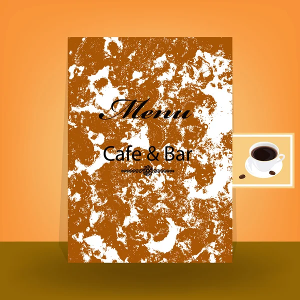 Φυλλάδιο μενού για το εστιατόριο, café.vector — Διανυσματικό Αρχείο