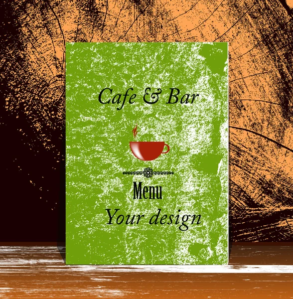 Φυλλάδιο μενού για το εστιατόριο, café.vector — Διανυσματικό Αρχείο