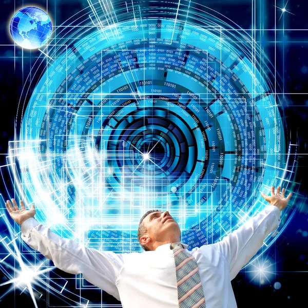 Innovative programming internet.Connect concept — Stock Photo, Image
