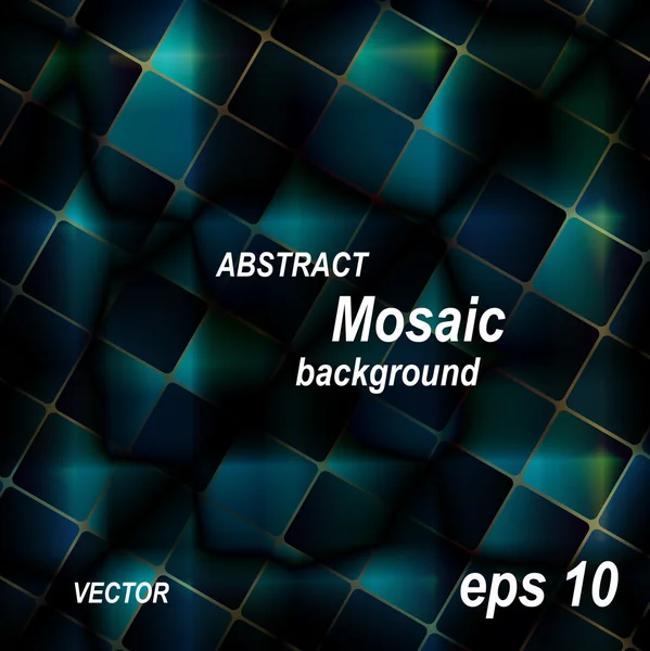 Vector Arte Digital fondo abstracto.Mosaico — Archivo Imágenes Vectoriales