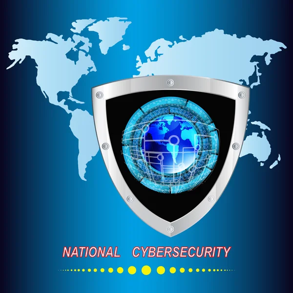 Najnowszy internet technology.connection.cyber security.vector — Wektor stockowy