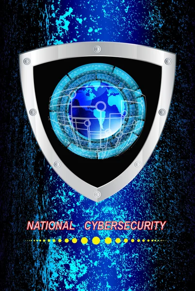 Den nyaste internet technology.connection.cybersecurity.vector — Stock vektor