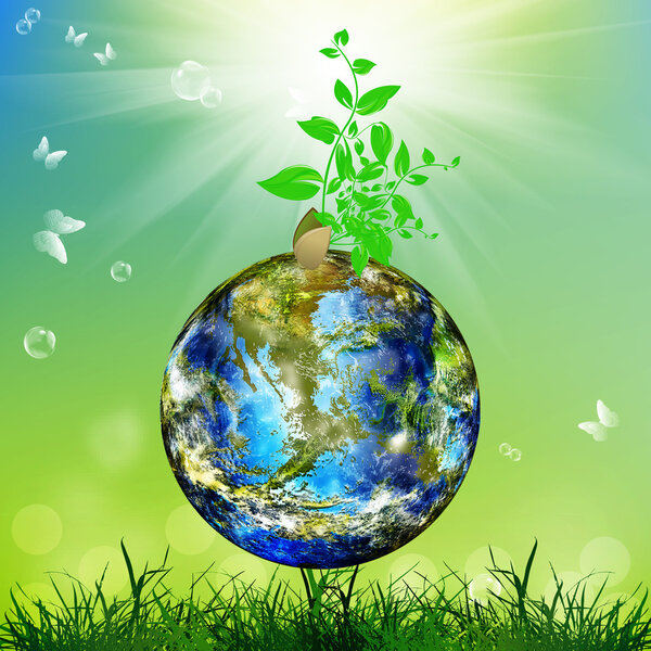 Earth day.Season nature.Climate Earth