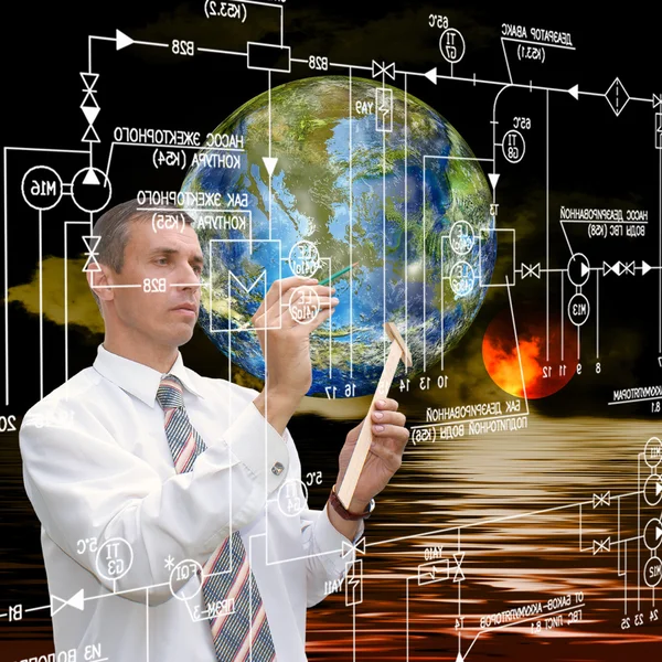 Ingeniería astronomía investigación cosmos —  Fotos de Stock