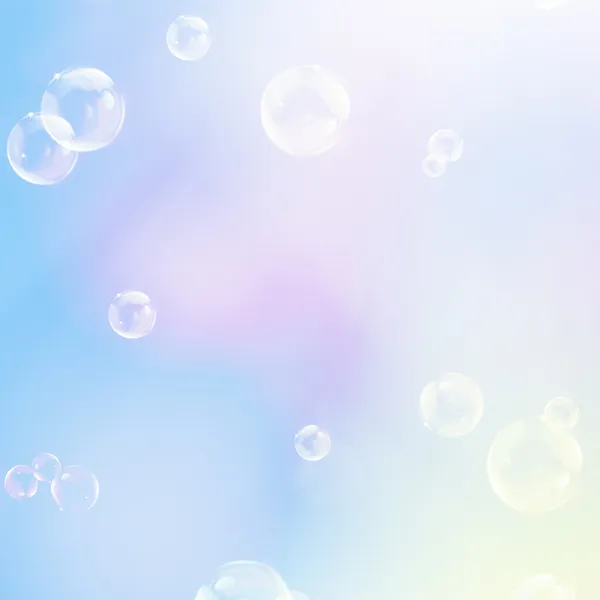 Abstract colorful background with soap bubble — Stock Photo, Image