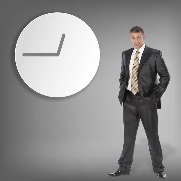 Businessman and time.Business concept — Stock Photo, Image