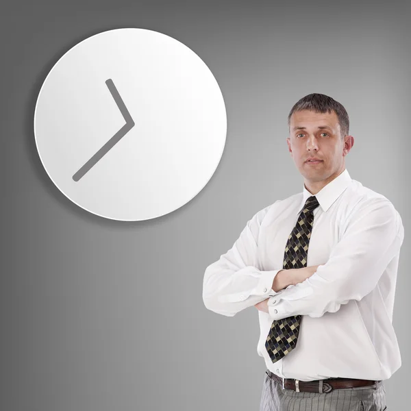 Businessman and time.Business concept — Stock Photo, Image