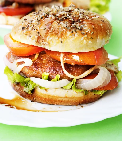 Classic burger — Stockfoto