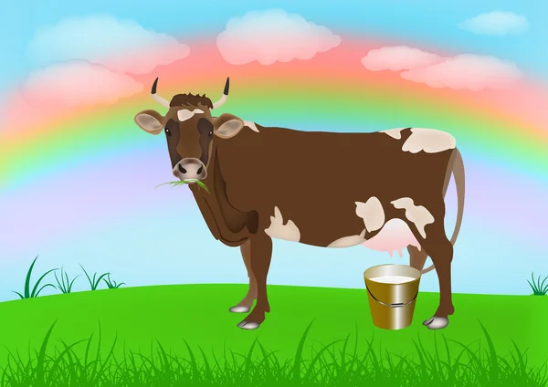 Farming.Breeding mjölkkor — Stockfoto