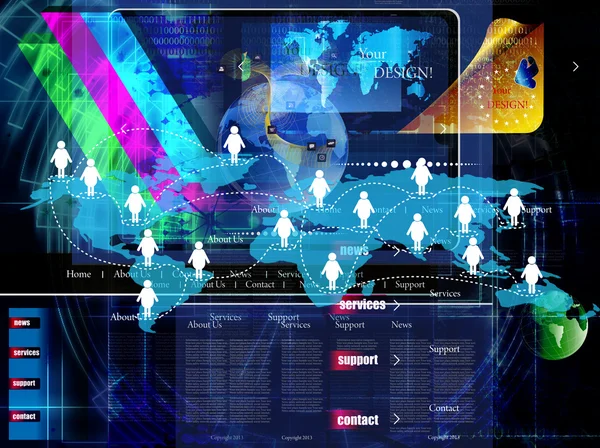 E-business. de nieuwste internet-technologieën — Stockfoto