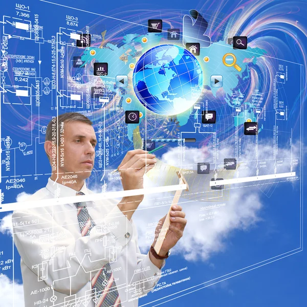 Creation engineering programming technology — Stock Photo, Image