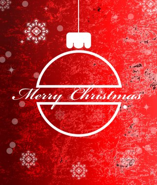 Vintage Noel kartı tipografi tasarımı ile