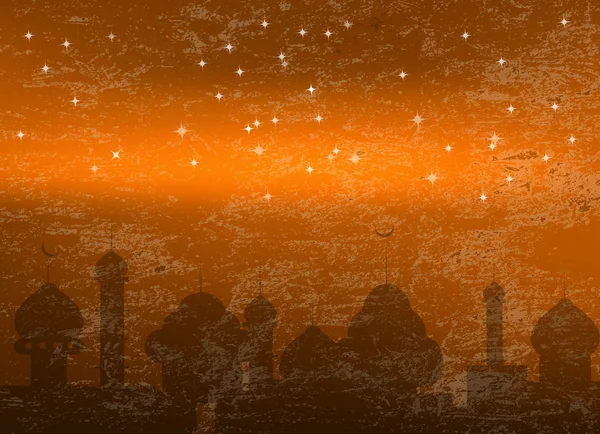 ラマダン カリームの抽象的な夜背景 — ストック写真