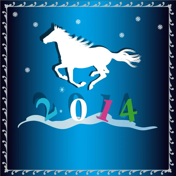 The New Year Horse — Stock Photo, Image