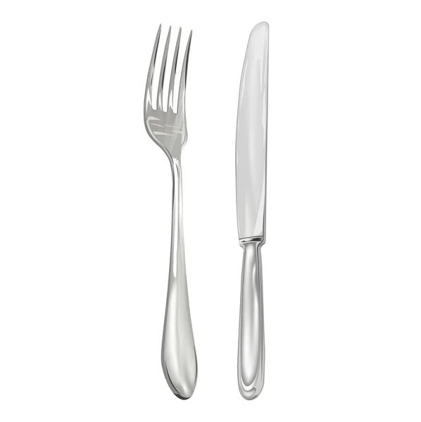 Nůž a fork.vector — Stockový vektor