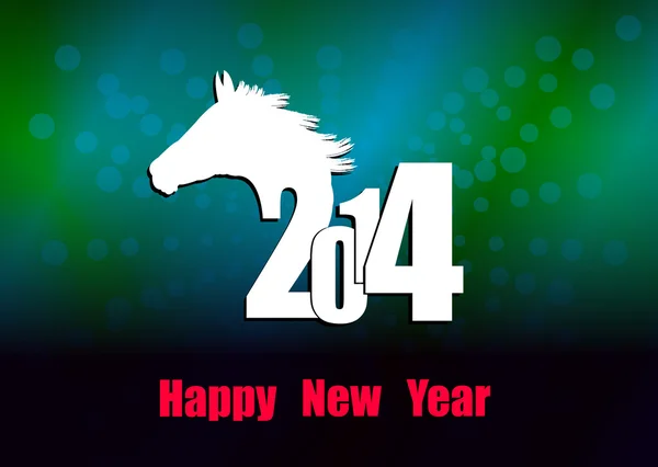Felice anno nuovo creativo 2014. Calendari infografici. Vettore — Vettoriale Stock